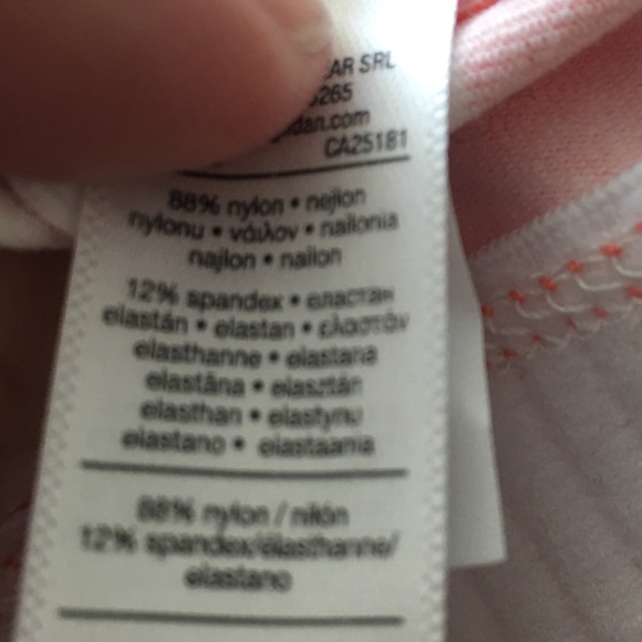 AA forward crop legging set in coral palm NWOT Med - Picture 9 of 16